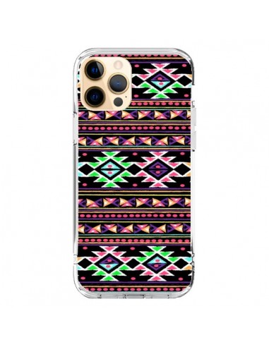 Coque iPhone 12 Pro Max Black Aylen Azteque - Monica Martinez