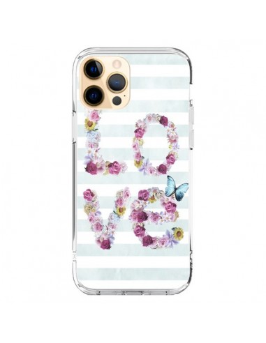 Coque iPhone 12 Pro Max Love Fleurs Flower - Monica Martinez