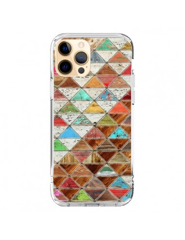 Coque iPhone 12 Pro Max Love Pattern Triangle - Maximilian San