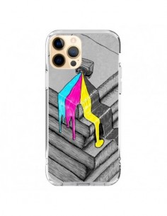 Coque iPhone 12 Pro Max Appareil Photo Bleeding Words -...