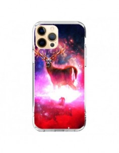 Coque iPhone 12 Pro Max Cosmic Deer Cerf Galaxy -...