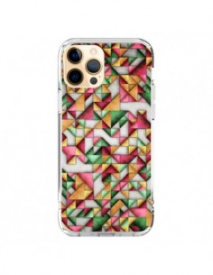 Coque iPhone 12 Pro Max Azteque Triangle Geometric World...