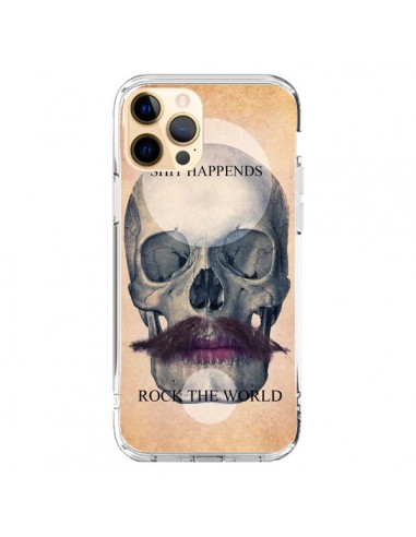 Coque iPhone 12 Pro Max Rock Skull Tête de Mort - Maximilian San