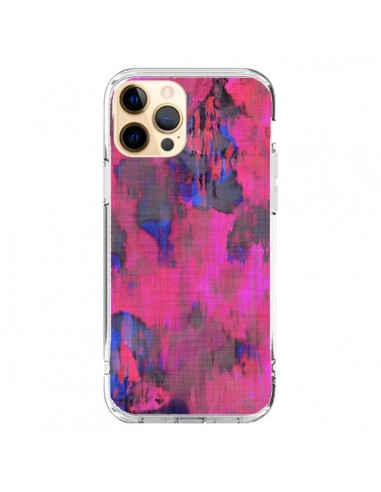 Coque iPhone 12 Pro Max Fleurs Rose Lysergic Pink - Maximilian San