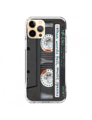 Coque iPhone 12 Pro Max Cassette Words K7 - Maximilian San