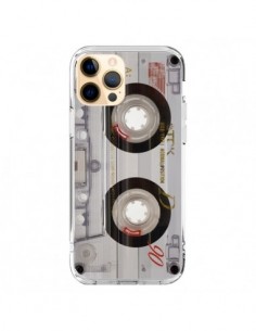 Coque iPhone 12 Pro Max Cassette Transparente K7 -...