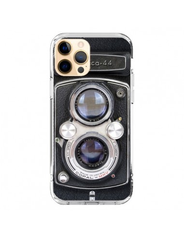 Coque iPhone 12 Pro Max Vintage Camera Yashica 44 Appareil Photo - Maximilian San