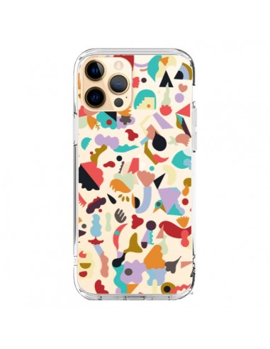 Coque iPhone 12 Pro Max Dreamy Animal Shapes White - Ninola Design