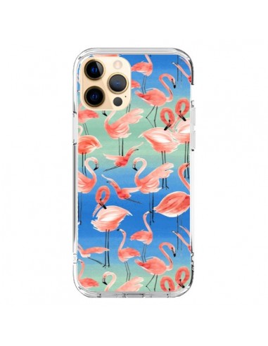 Coque iPhone 12 Pro Max Flamingo Pink - Ninola Design