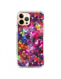 Coque iPhone 12 Pro Max Moody Geometry Rustic Brown -...