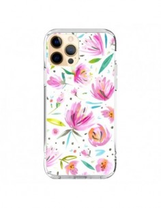 Coque iPhone 12 Pro Max Painterly Waterolor Texture -...