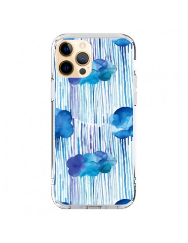 Coque iPhone 12 Pro Max Rain Stitches Neon - Ninola Design