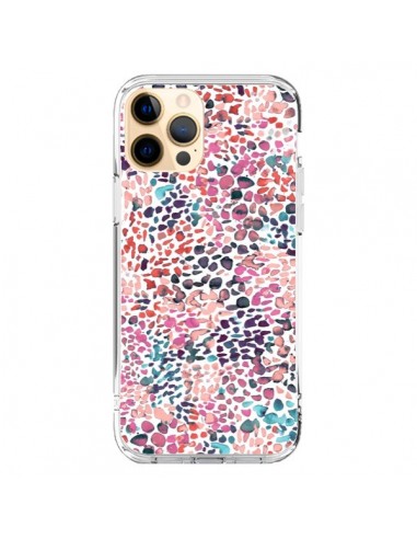 Coque iPhone 12 Pro Max Soft Nautical Watercolor Lines - Ninola Design