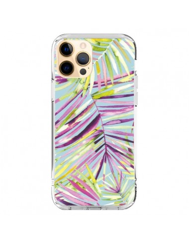 Coque iPhone 12 Pro Max Tropical Flowers Multicolored - Ninola Design