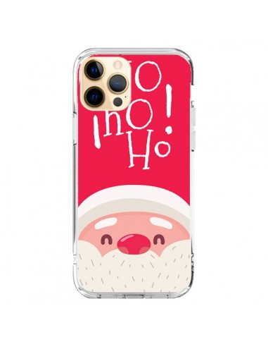Coque iPhone 12 Pro Max Père Noël Oh Oh Oh Rouge - Nico