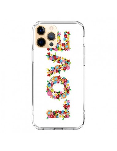 Coque iPhone 12 Pro Max Love Fleurs - Nico