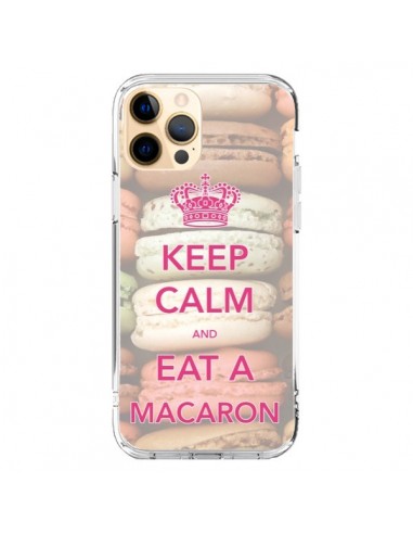 Coque iPhone 12 Pro Max Keep Calm and Eat A Macaron - Nico