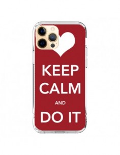 Coque iPhone 12 Pro Max Keep Calm and Do It - Nico