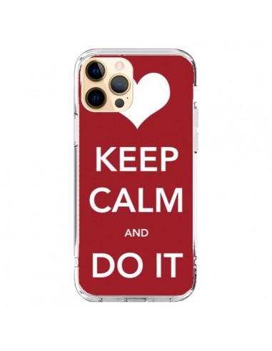 Coque iPhone 12 Pro Max Keep Calm and Do It - Nico