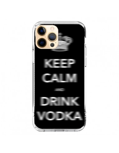 Coque iPhone 12 Pro Max Keep Calm and Drink Vodka - Nico