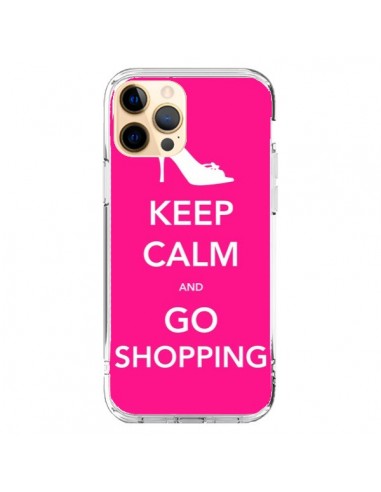 Coque iPhone 12 Pro Max Keep Calm and Go Shopping - Nico