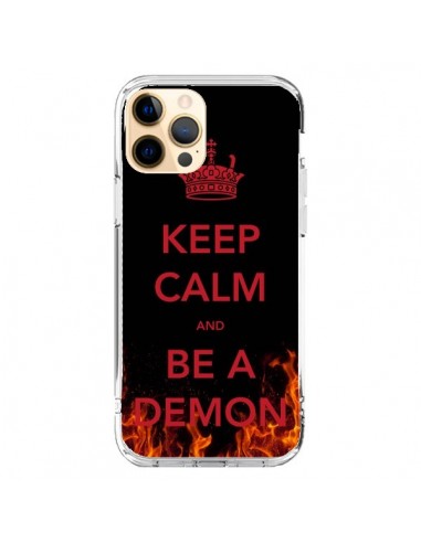 Coque iPhone 12 Pro Max Keep Calm and Be A Demon - Nico