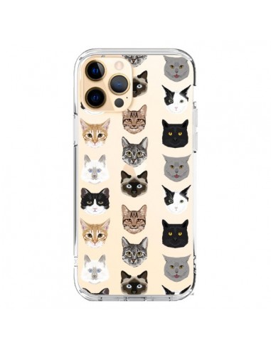 Coque iPhone 12 Pro Max Chats Transparente - Pet Friendly