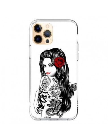 Coque iPhone 12 Pro Max Tattoo Girl Lolita - Rachel Caldwell