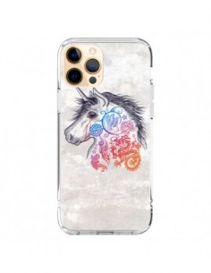 Coque iPhone 12 Pro Max Licorne Muticolore - Rachel Caldwell