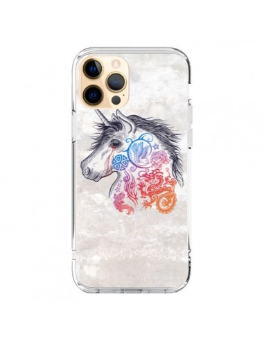 Coque iPhone 12 Pro Max Licorne Muticolore - Rachel Caldwell