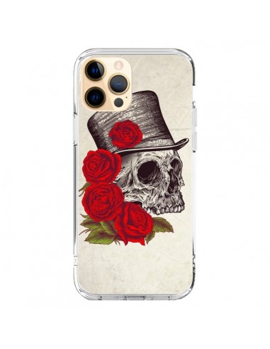 Coque iPhone 12 Pro Max Gentleman Crane Tête de Mort - Rachel Caldwell