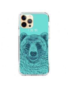 Coque iPhone 12 Pro Max Bear Ours I like You - Rachel...
