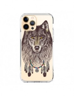 Coque iPhone 12 Pro Max Loup Wolf Attrape Reves...
