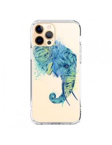 Coque iPhone 12 Pro Max Elephant Elefant Transparente - Rachel Caldwell