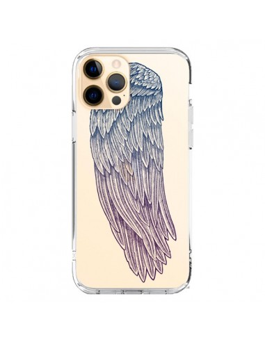 Coque iPhone 12 Pro Max Ailes d'Ange Angel Wings Transparente - Rachel Caldwell