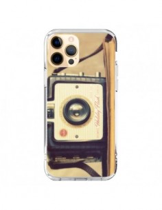Coque iPhone 12 Pro Max Appareil Photos Vintage Smile - R...