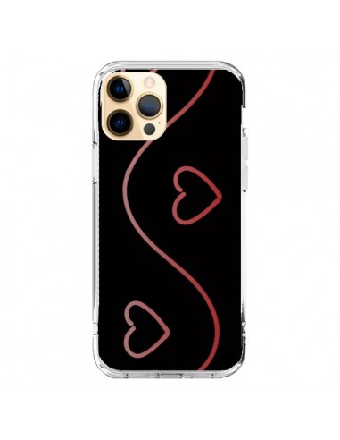 Coque iPhone 12 Pro Max Coeur Love Rouge - R Delean