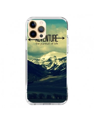 Coque iPhone 12 Pro Max Adventure the pursuit of life Montagnes Ski Paysage - R Delean