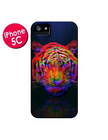 Coque Tigre Beautiful Aberration pour iPhone 5C - Maximilian San