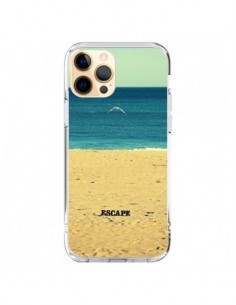 Coque iPhone 12 Pro Max Escape Mer Plage Ocean Sable...