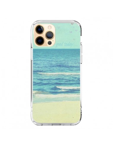 Coque iPhone 12 Pro Max Life good day Mer Ocean Sable Plage Paysage - R Delean