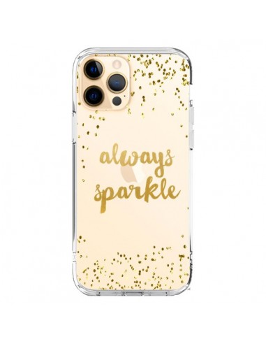 Coque iPhone 12 Pro Max Always Sparkle, Brille Toujours Transparente - Sylvia Cook