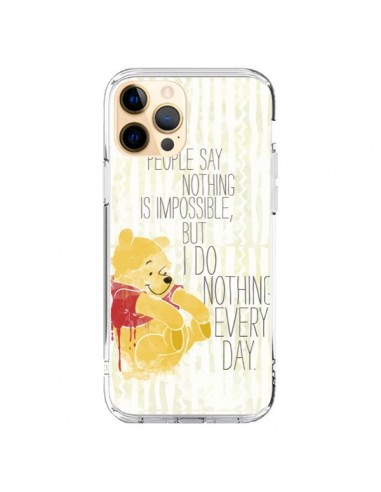 Coque iPhone 12 Pro Max Winnie I do nothing every day - Sara Eshak