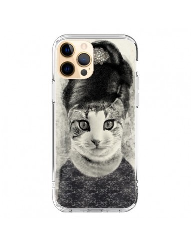 Coque iPhone 12 Pro Max Audrey Cat Chat - Tipsy Eyes