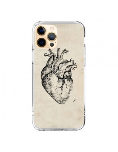 Coque iPhone 12 Pro Max Coeur Vintage - Tipsy Eyes