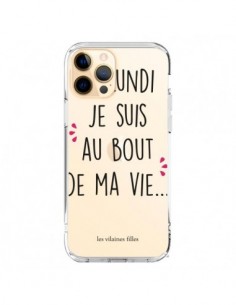 Coque iPhone 12 Pro Max Le lundi, je suis au bout de ma...