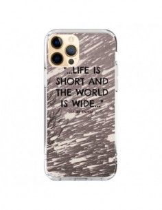 Coque iPhone 12 Pro Max Life is short Foret - Tara Yarte