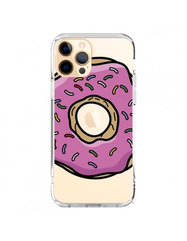 Coque iPhone 12 Pro Max Donuts Rose Transparente - Yohan B.