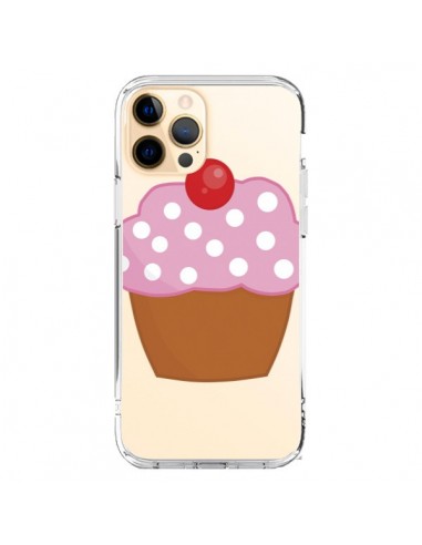 Coque iPhone 12 Pro Max Cupcake Cerise Transparente - Yohan B.