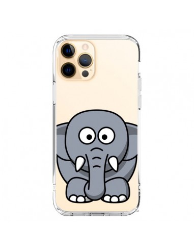 Coque iPhone 12 Pro Max Elephant Animal Transparente - Yohan B.